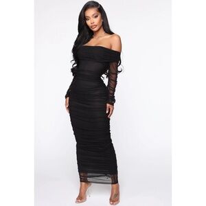 Ruched Maxi Dress